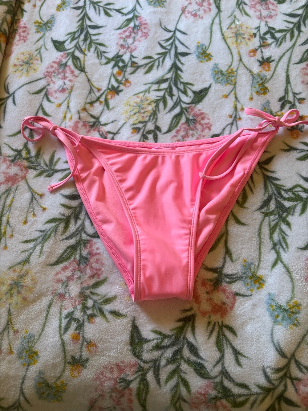 Xhilaration Pink Tie-Side Bikini Bottoms